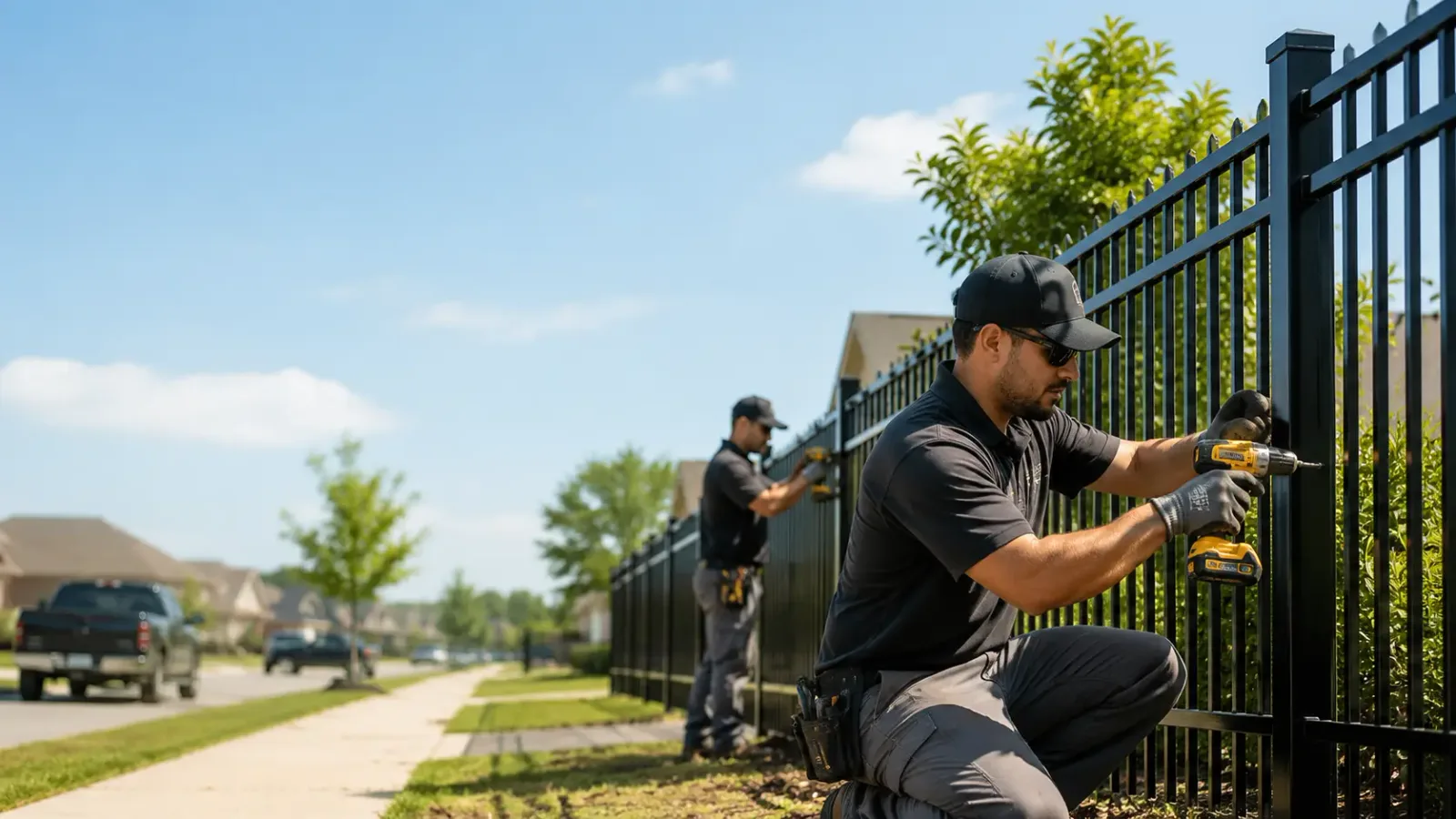 Metal Fence Installation in Victoria, MN
